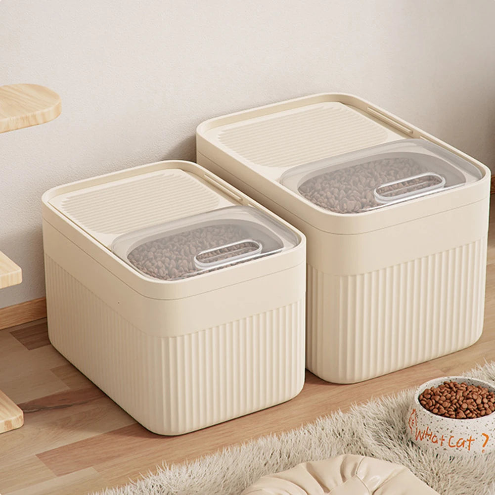 Sealed Container for Dog and Cat Food BPA-Free with Airtight Lid Storage Solution for Dry Kibble Treats and Pet Nutrition Moisture-Proof Loc | Thomler