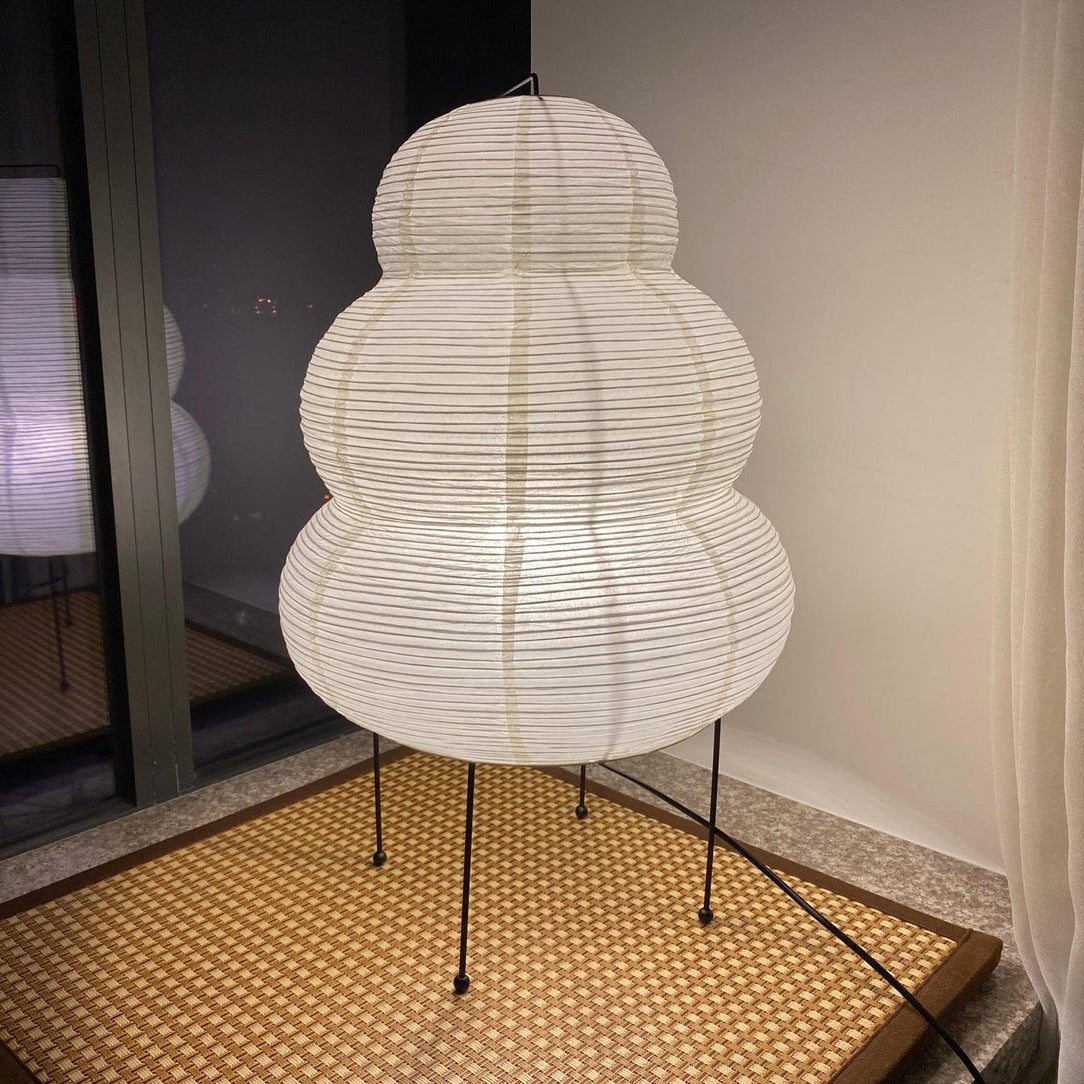 Table Lamp Mulberry Paper 16.9 in Indoor Soft Light White Decorative LED E26 E27 | Thomler