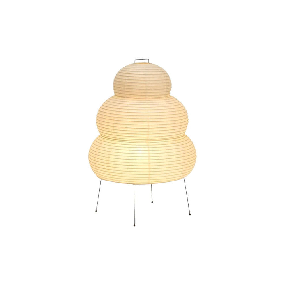 Table Lamp Rice Paper 16.9 in Indoor LED Bedroom Desk Nightstand Light | Thomler