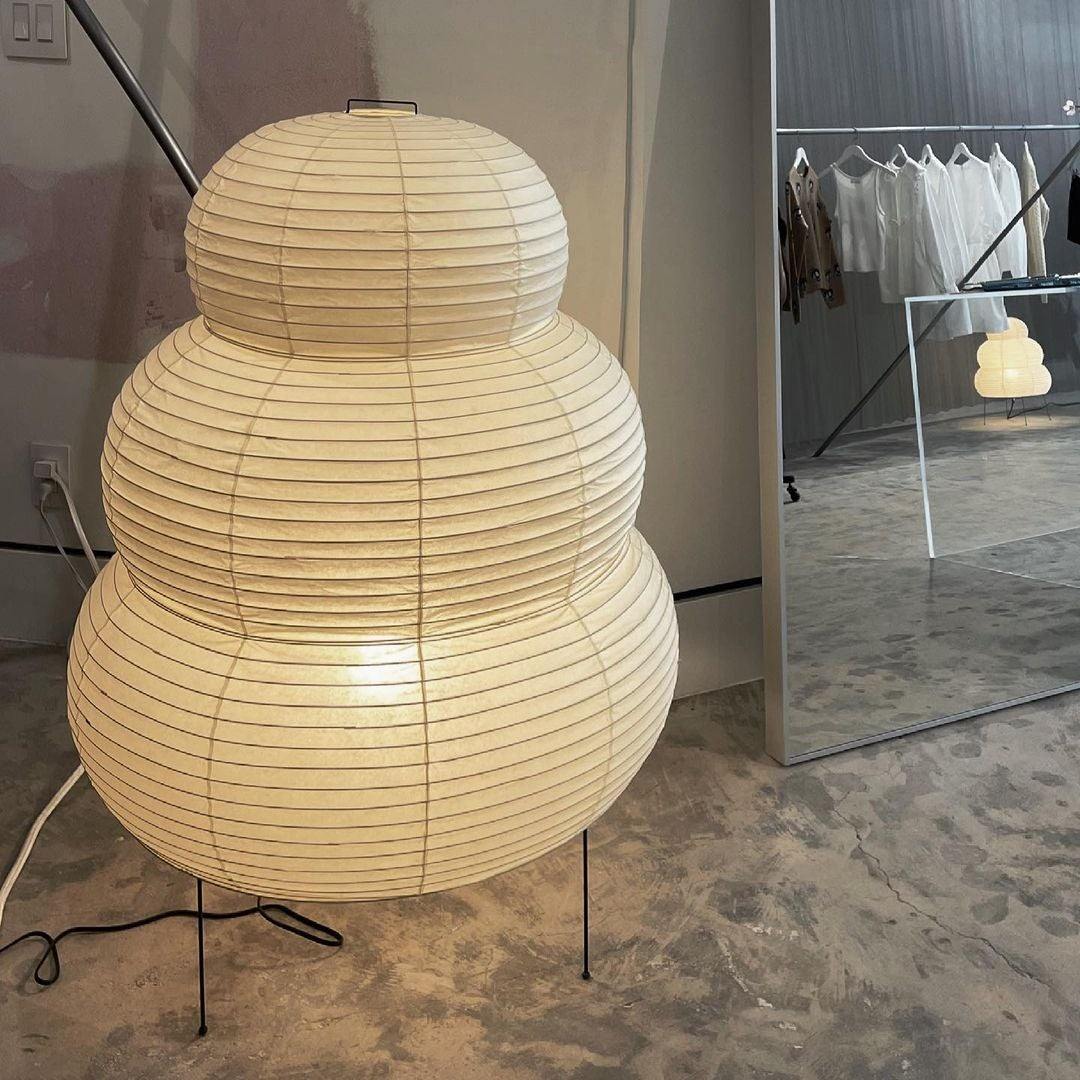 Table Lamp Mulberry Paper 16.9 in Indoor Soft Light White Decorative LED E26 E27 | Thomler