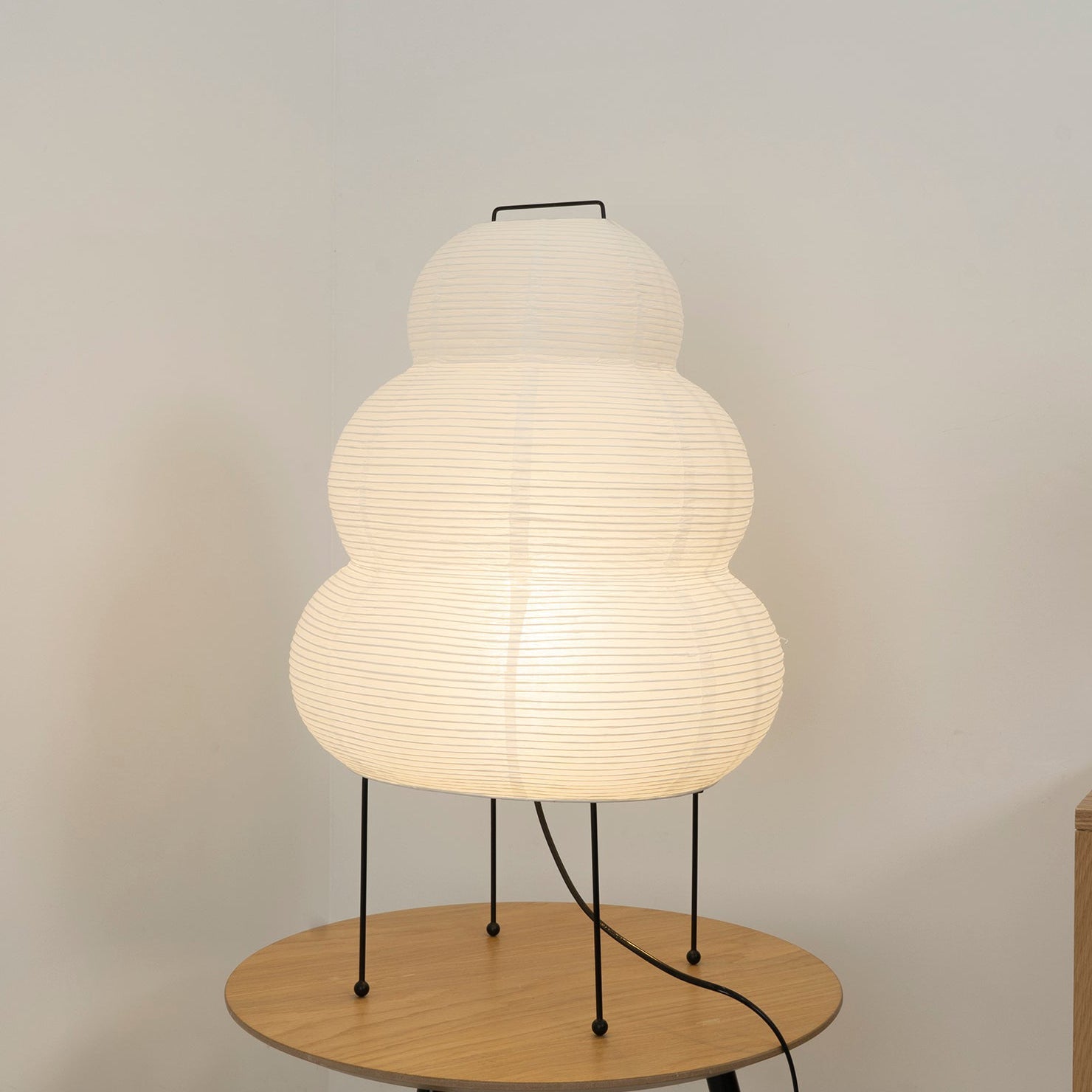 Table Lamp Mulberry Paper 16.9 in Indoor Soft Light White Decorative LED E26 E27 | Thomler