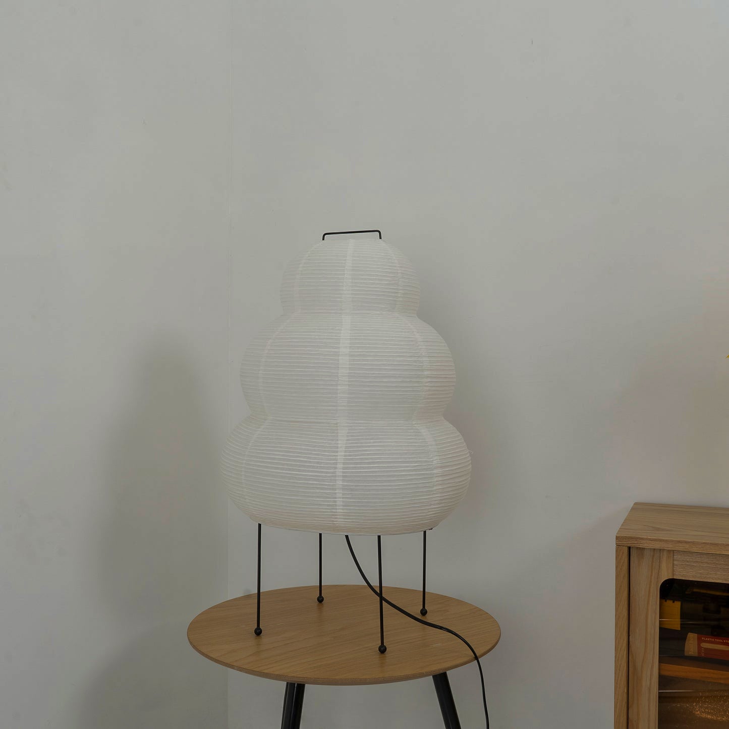 Table Lamp Mulberry Paper 16.9 in Indoor Soft Light White Decorative LED E26 E27 | Thomler