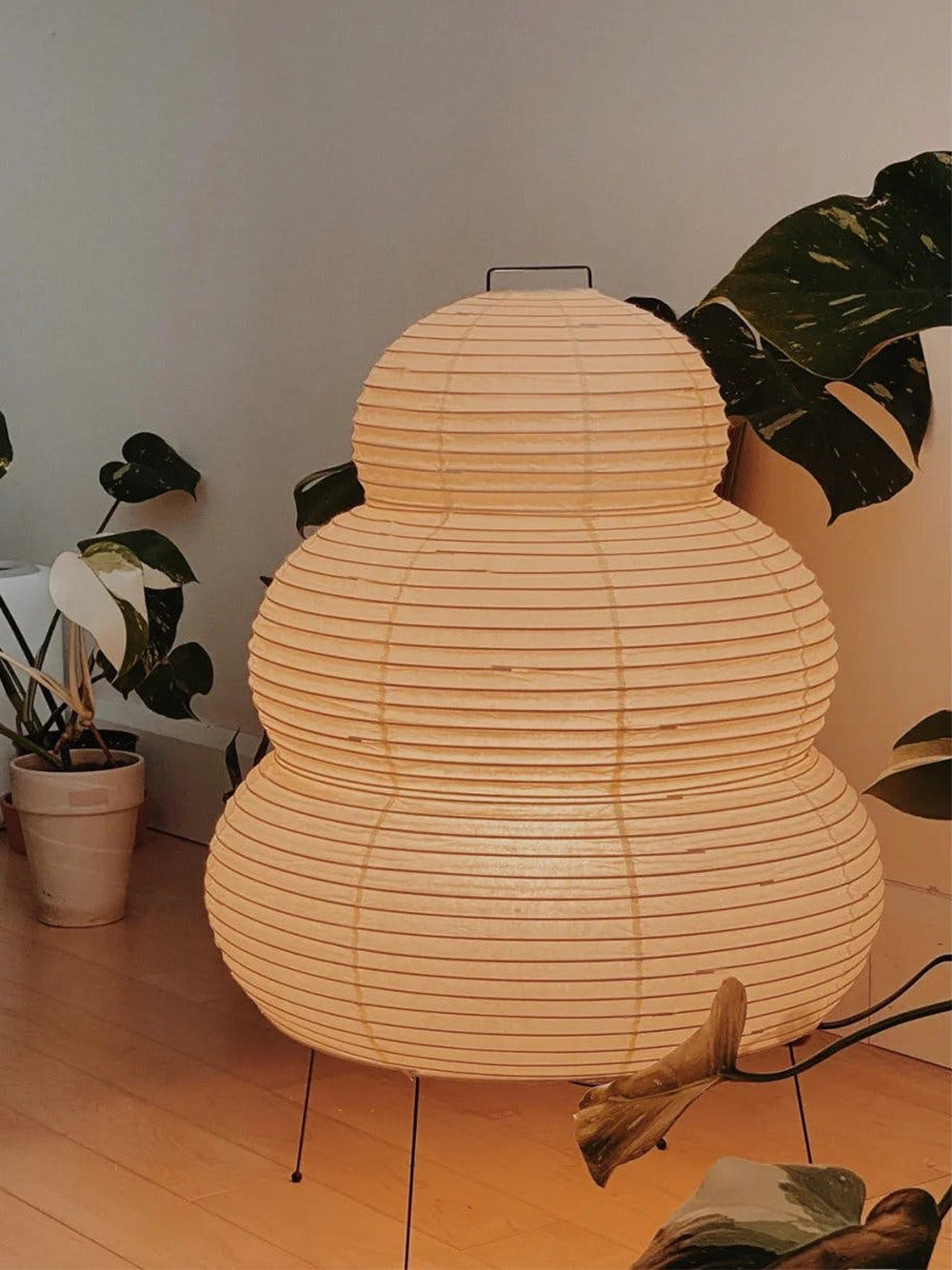 Table Lamp Mulberry Paper 16.9 in Indoor Soft Light White Decorative LED E26 E27 | Thomler