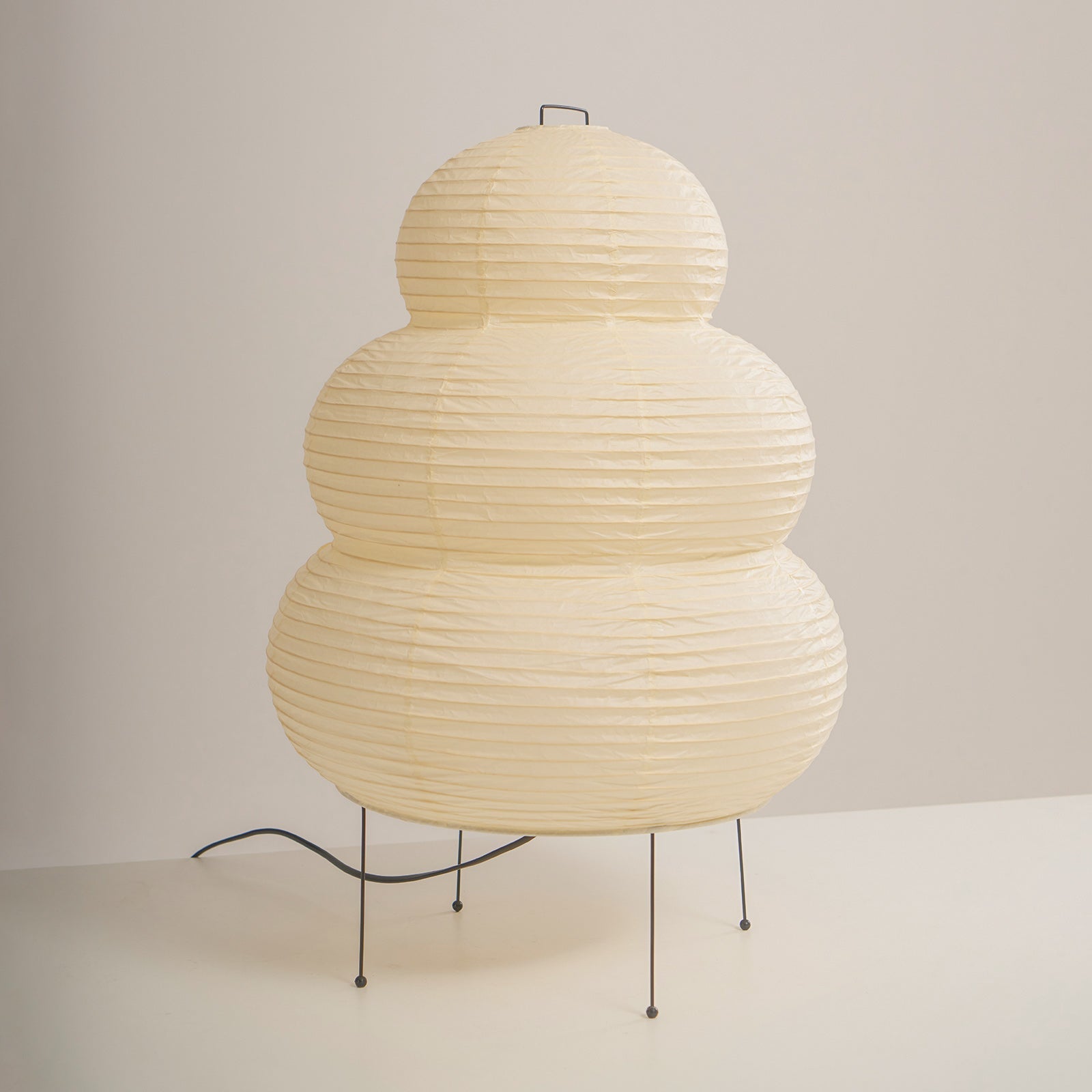 Table Lamp Rice Paper 16.9 in Indoor LED Bedroom Desk Nightstand Light | Thomler
