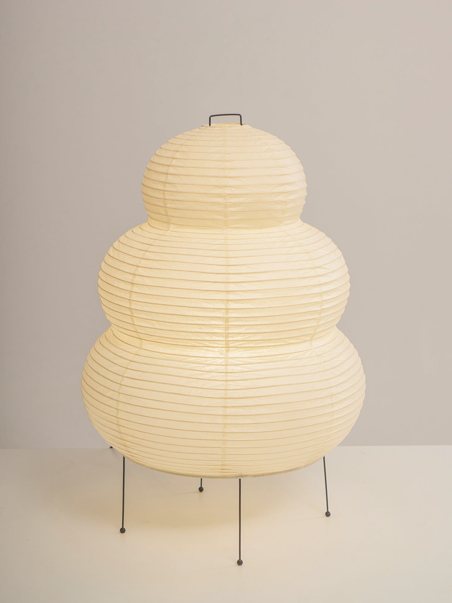 Table Lamp Rice Paper 16.9 in Indoor LED Bedroom Desk Nightstand Light | Thomler