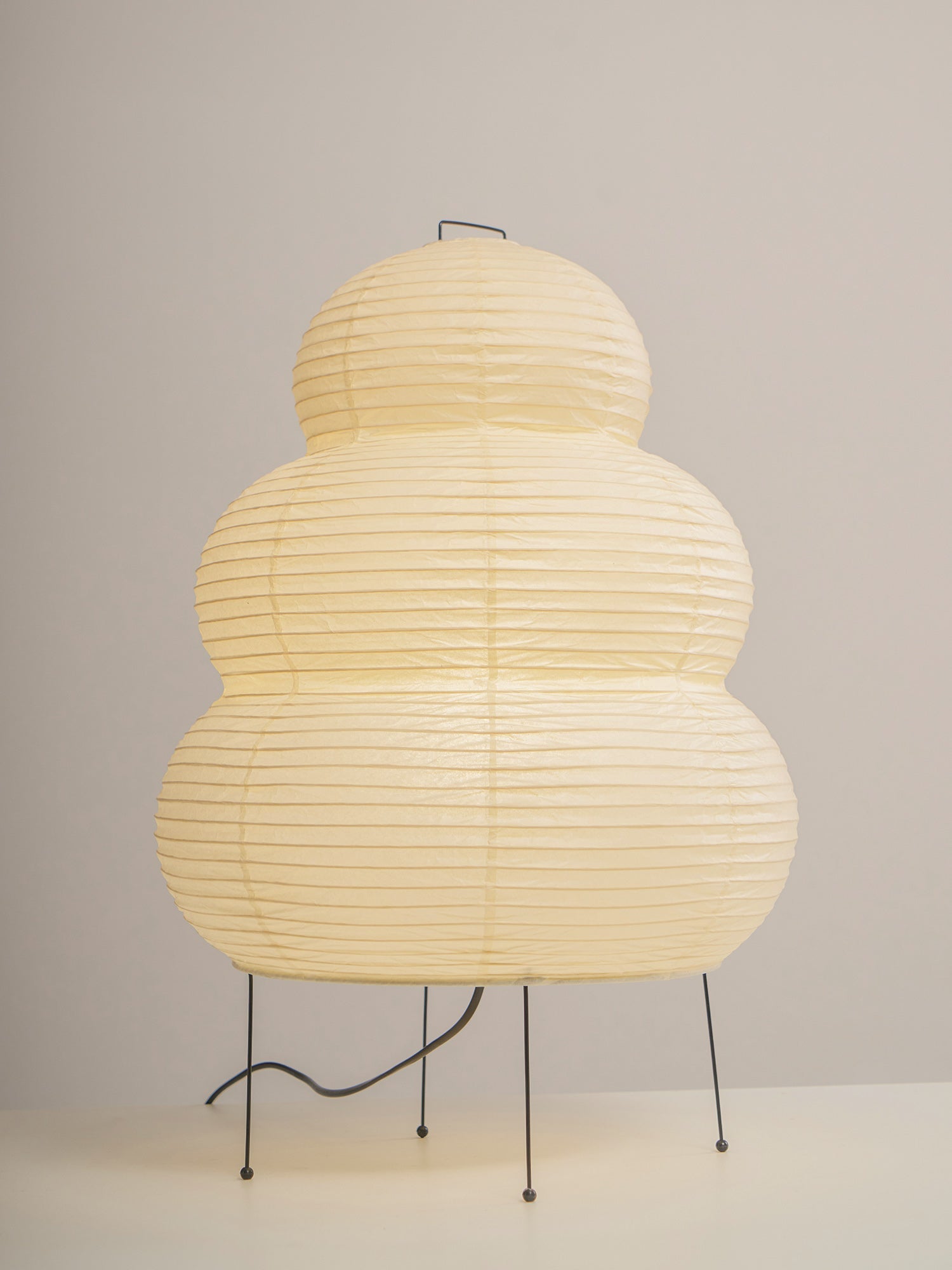 Table Lamp Rice Paper 16.9 in Indoor LED Bedroom Desk Nightstand Light | Thomler