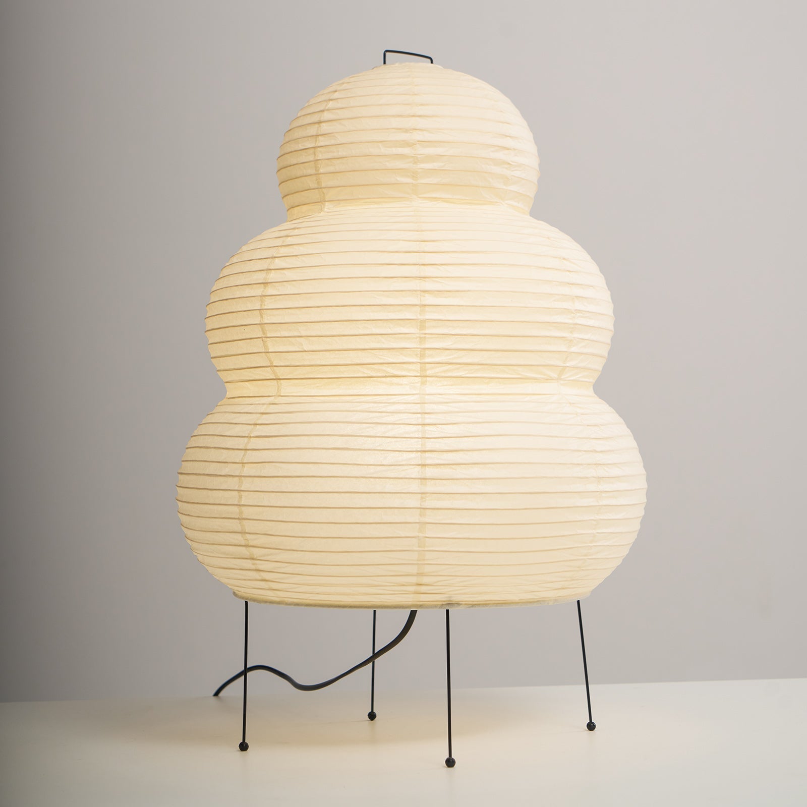 Table Lamp Mulberry Paper 16.9 in Indoor Soft Light White Decorative LED E26 E27 | Thomler