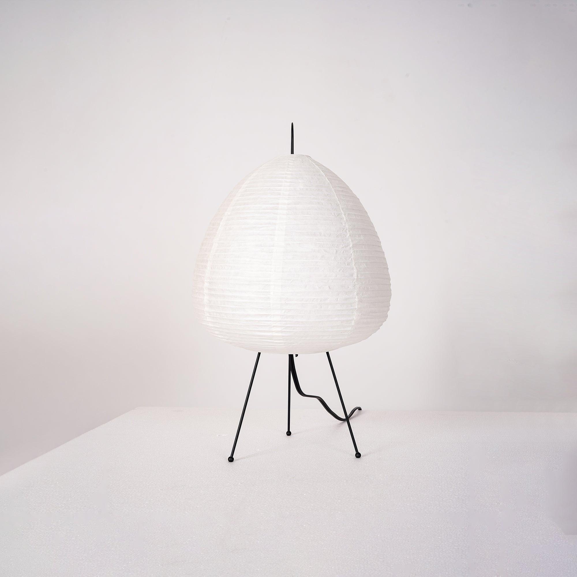 Table Lamp Rice Paper 16.9 in Indoor LED Bedroom Desk Nightstand Light | Thomler