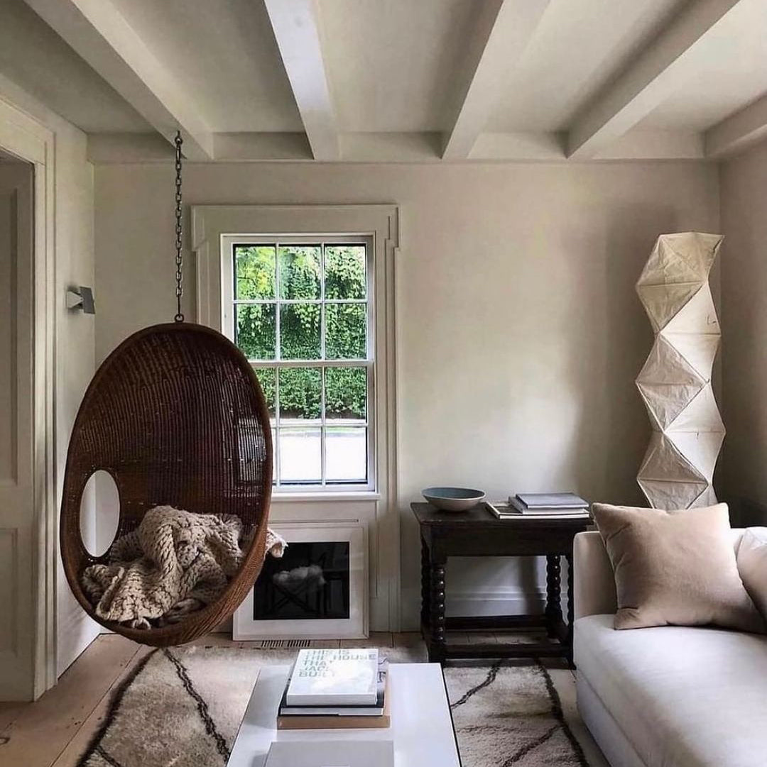 Akari Floor Lamp 47 in Mulberry Paper White Indoor Ambient Lighting Decorative Sculpture | Thomler