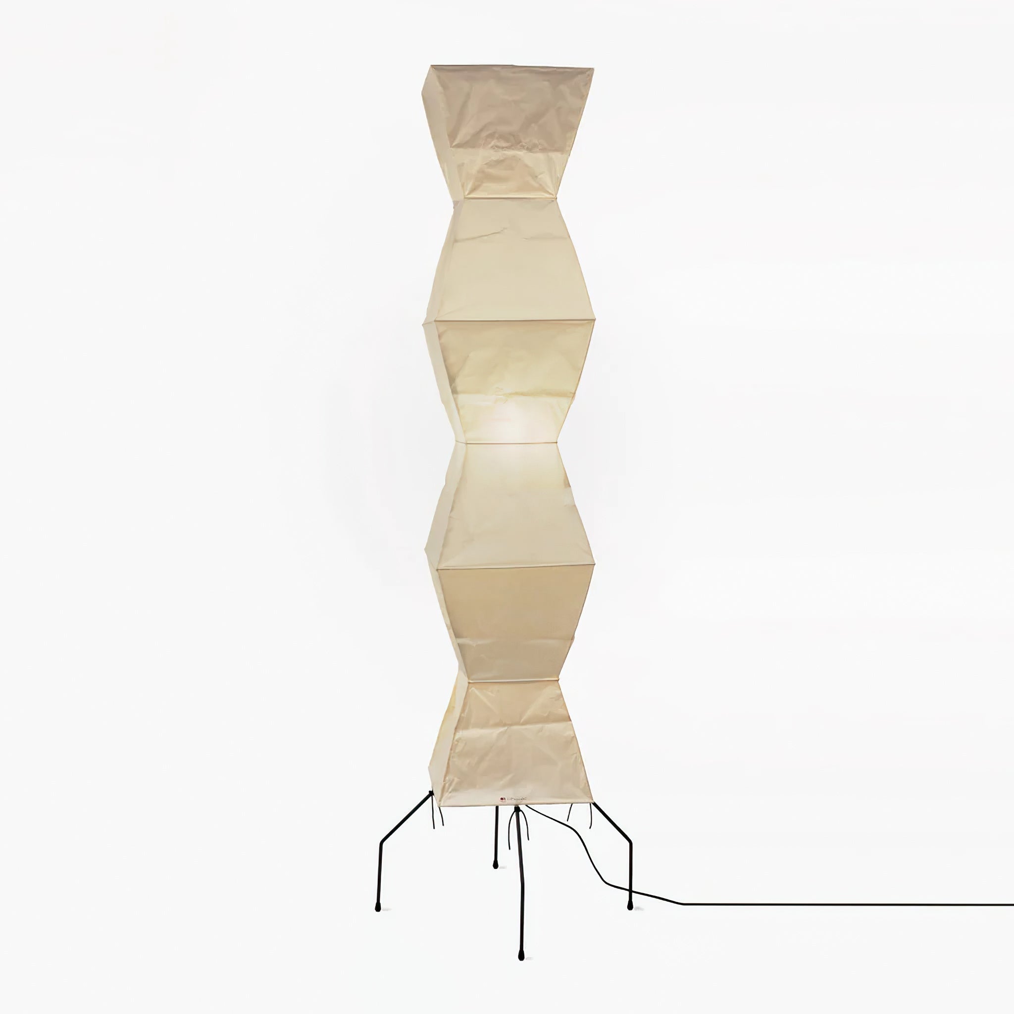 Akari Floor Lamp 47 in Mulberry Paper White Indoor Ambient Lighting Decorative Sculpture | Thomler