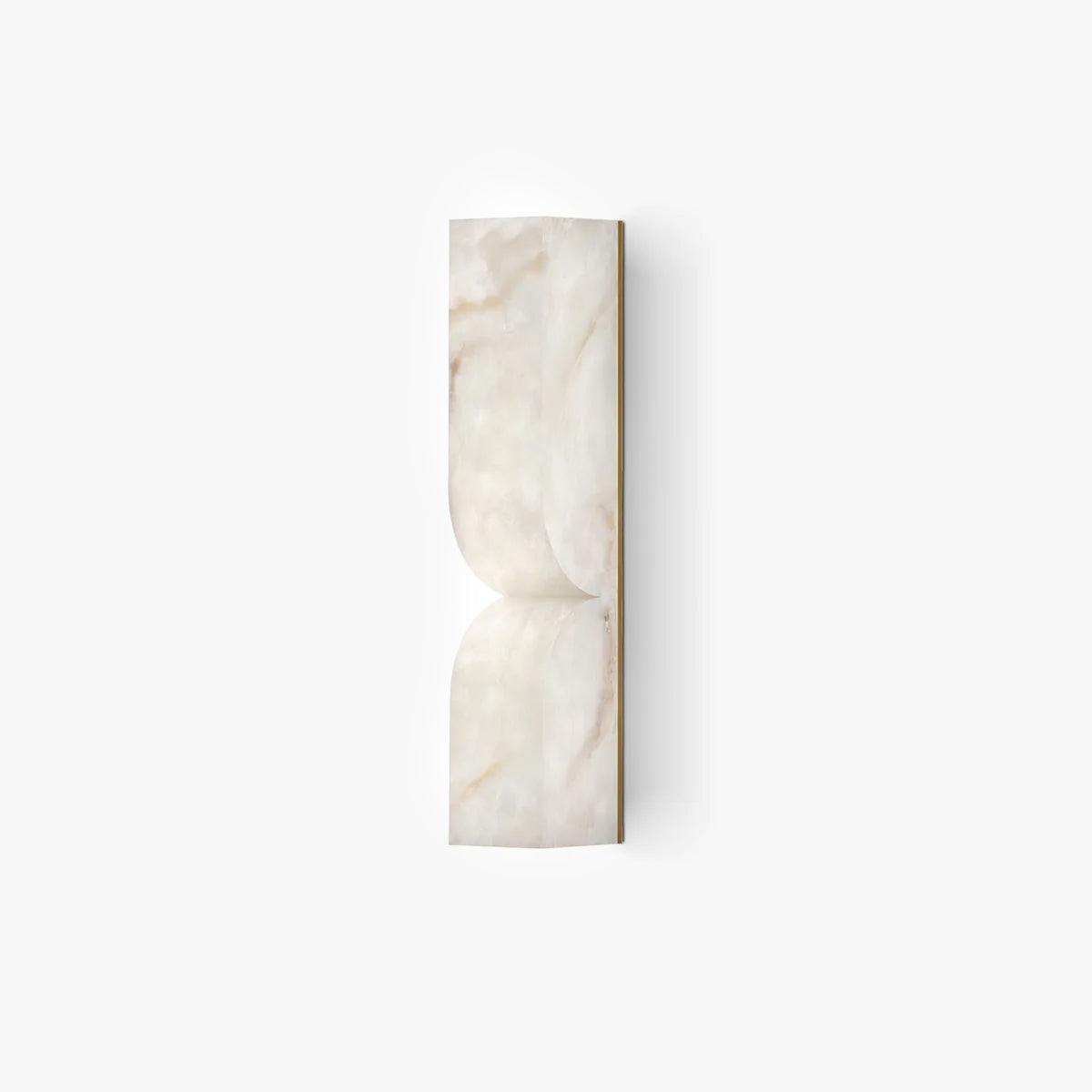 Wall Sconce Alabaster 13.8 in LED Indoor Lighting Gold Black Modern Home Bedroom Living Room Decorative Accent | Thomler