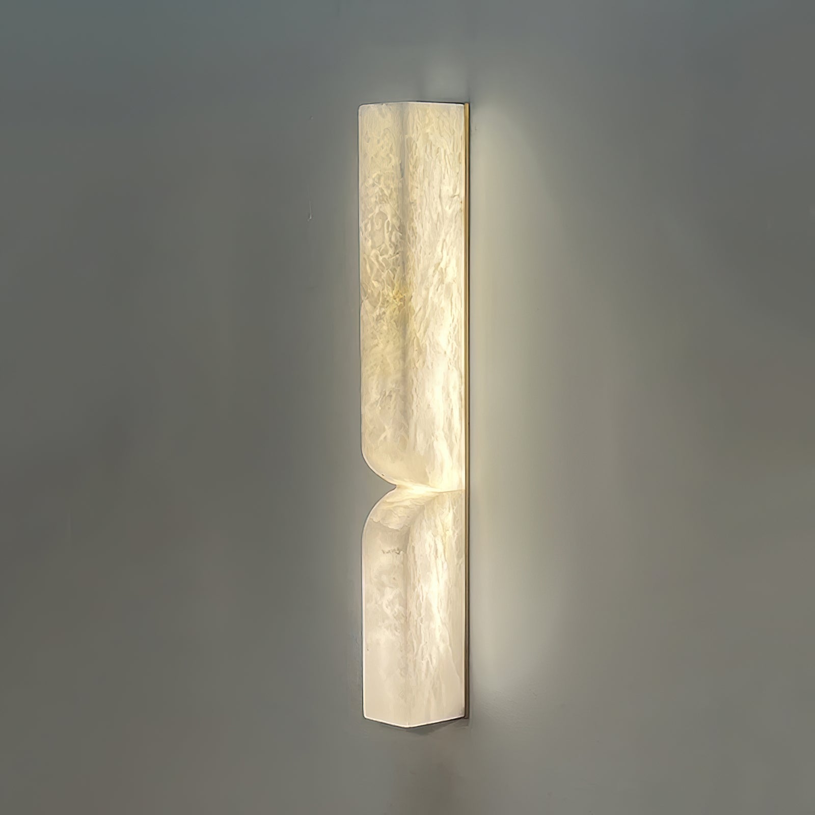 Wall Sconce Alabaster 13.8 in LED Indoor Lighting Gold Black Modern Home Bedroom Living Room Decorative Accent | Thomler