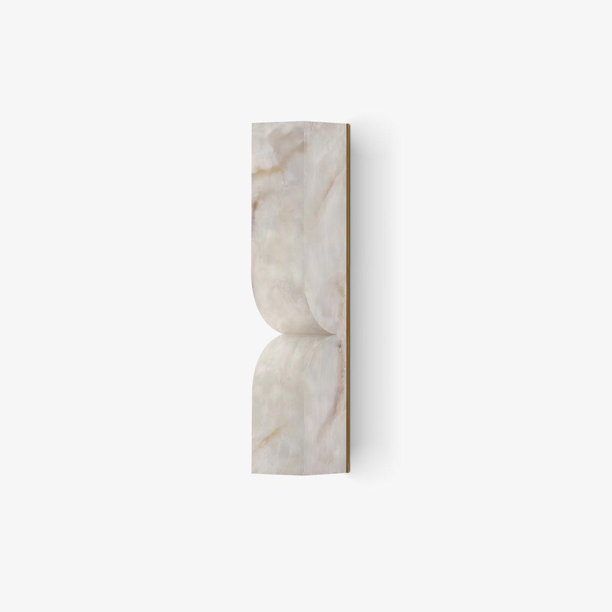 Wall Sconce Alabaster 13.8 in LED Indoor Lighting Gold Black Modern Home Bedroom Living Room Decorative Accent | Thomler