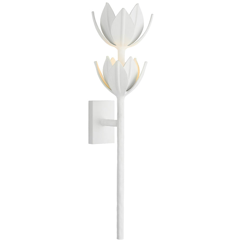 Wall Lamp Metal Flower 11 in Indoor Bedroom Dining Decorative Sconce Floral Sculptural Accent Lighting Fixture | Thomler