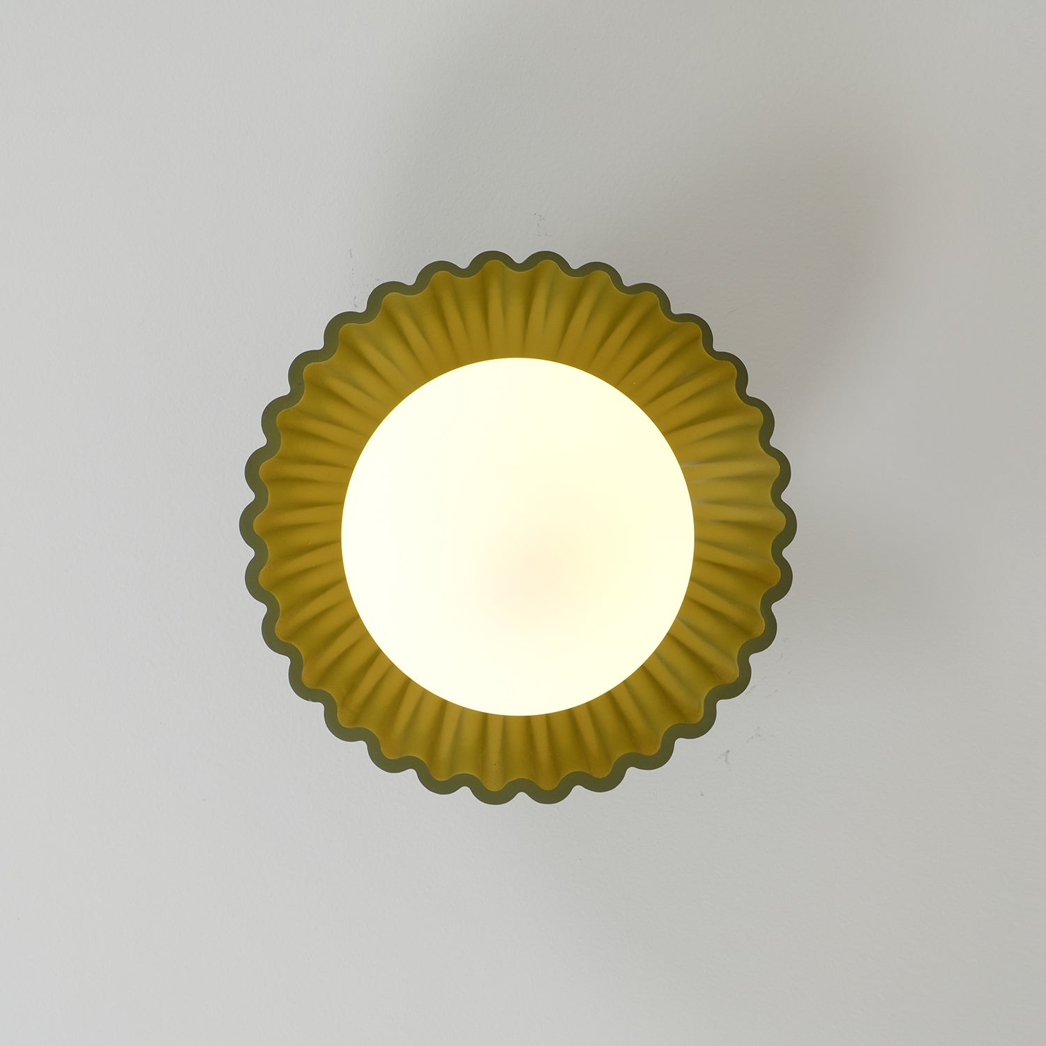 Ceiling Light Metal 9.8 in Adjustable Green Beige Red White Brown Indoor Decorative Fixture | Thomler