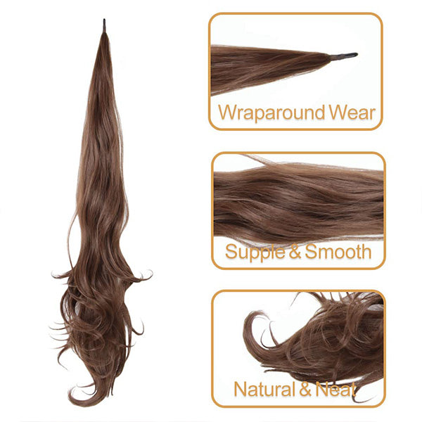Clip-In Ponytail Hair Extension with Volume Boost – Secure All-Day Hold, Multiple Shades Available | Thomler