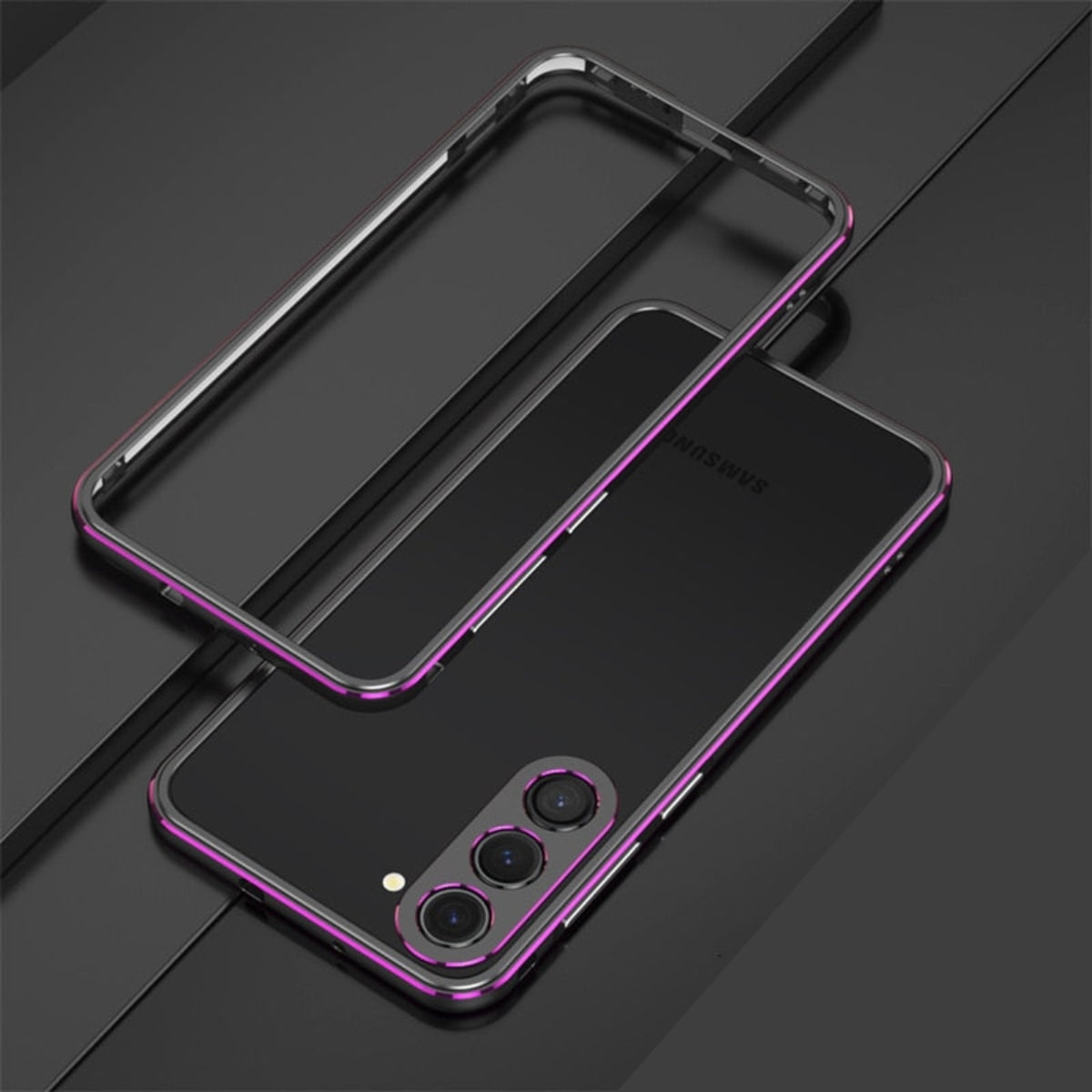 Aluminum Frame Case for Samsung Galaxy – Shock-Absorbing Metal Bumper with Raised Edges & Precise Cutouts – S22 S23 S24 S25 S26 Plus Ultra | Thomler