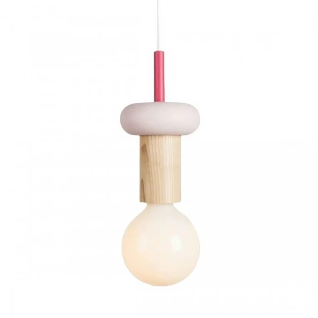 Pendant Light Wood 7.5 in to 16.5 in Multicolor Geometric Dining Living Room Ceiling Lamp Modern Home Decor | Thomler