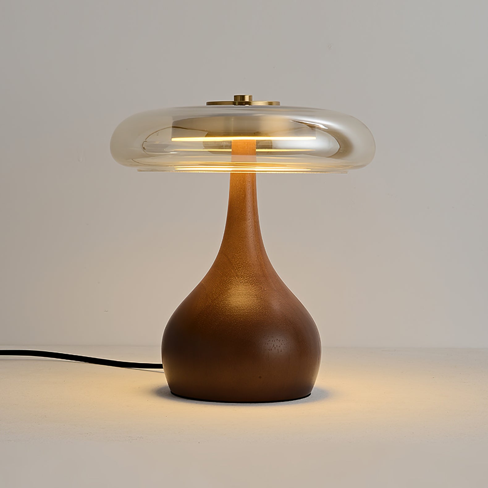 Table Lamp Glass Brass 12W 9.6 in Indoor Accent Lighting Adjustable Color Temperatures Warm Cool Neutral | Thomler