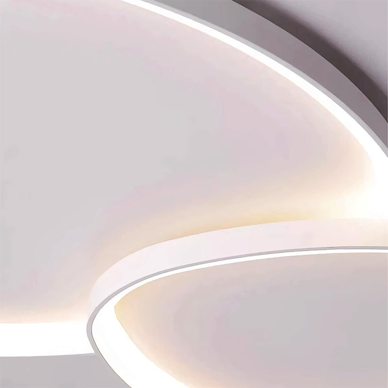 Ceiling Light Metal Oval 60.0 cm Dimmable LED Bedroom Hallway Living Room Adjustable Light Colours | Thomler