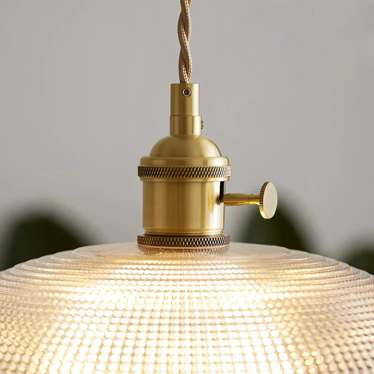 Pendant Light Glass Bronze Adjustable Cable Transparent Dining Room Kitchen Island Hanging Ceiling Lamp | Thomler