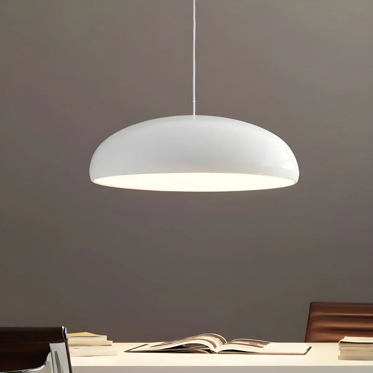 Pendant Light Metal Acrylic LED Black Dining Table Kitchen Island Modern Hanging Ceiling Lamp | Thomler