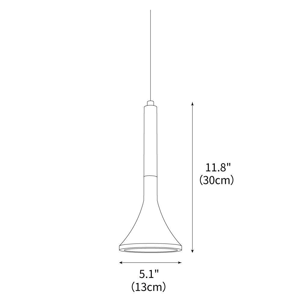 Pendant Light Travertine Stone 5.1 in Hanging Kitchen Island Bedroom Adjustable Cord Minimalist Japandi Ceiling Lamp | Thomler