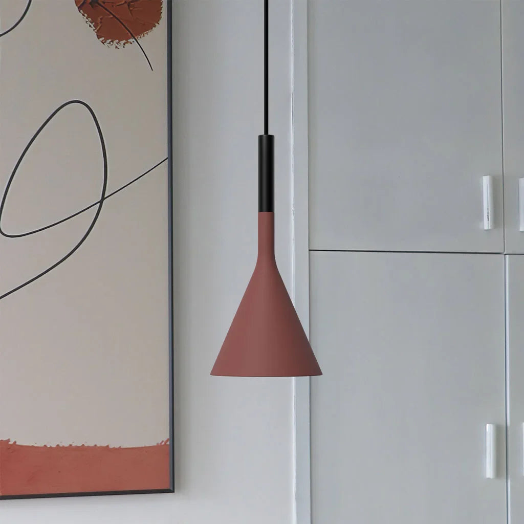 Pendant Light Concrete 10 in Grey Adjustable Dining Room Kitchen Island Hanging Ceiling Lamp | Thomler