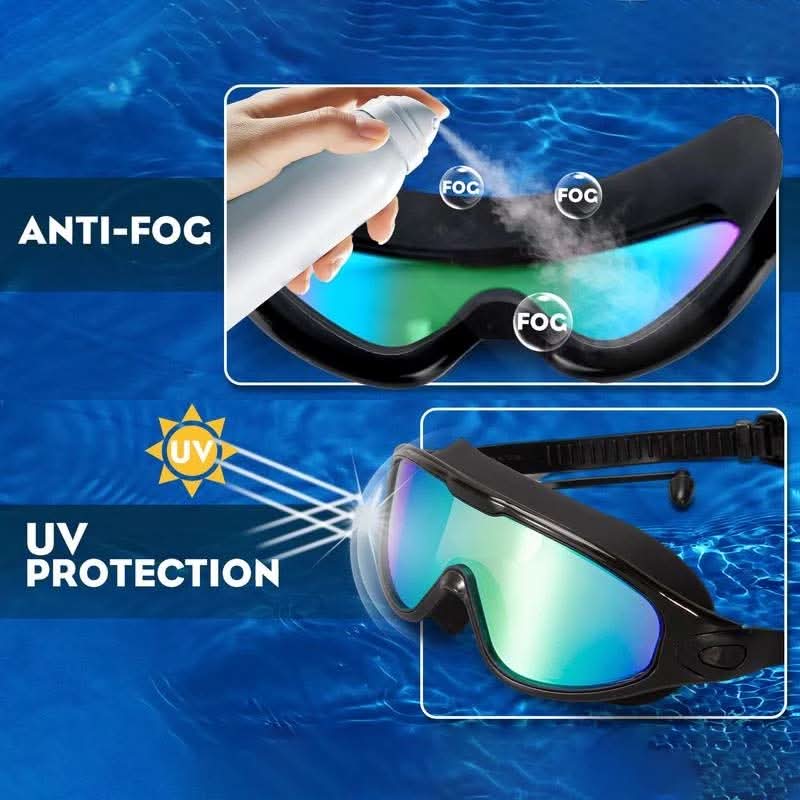 Professional Anti-Fog Swimming Goggles with Wide-Angle Vision & Ergonomic Seal for Adults | Thomler