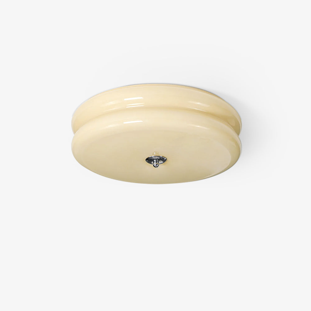 Ceiling Light Glass Metal 32.0 cm Warm LED Living Room Art Deco Flush Mount Hallway Lighting | Thomler