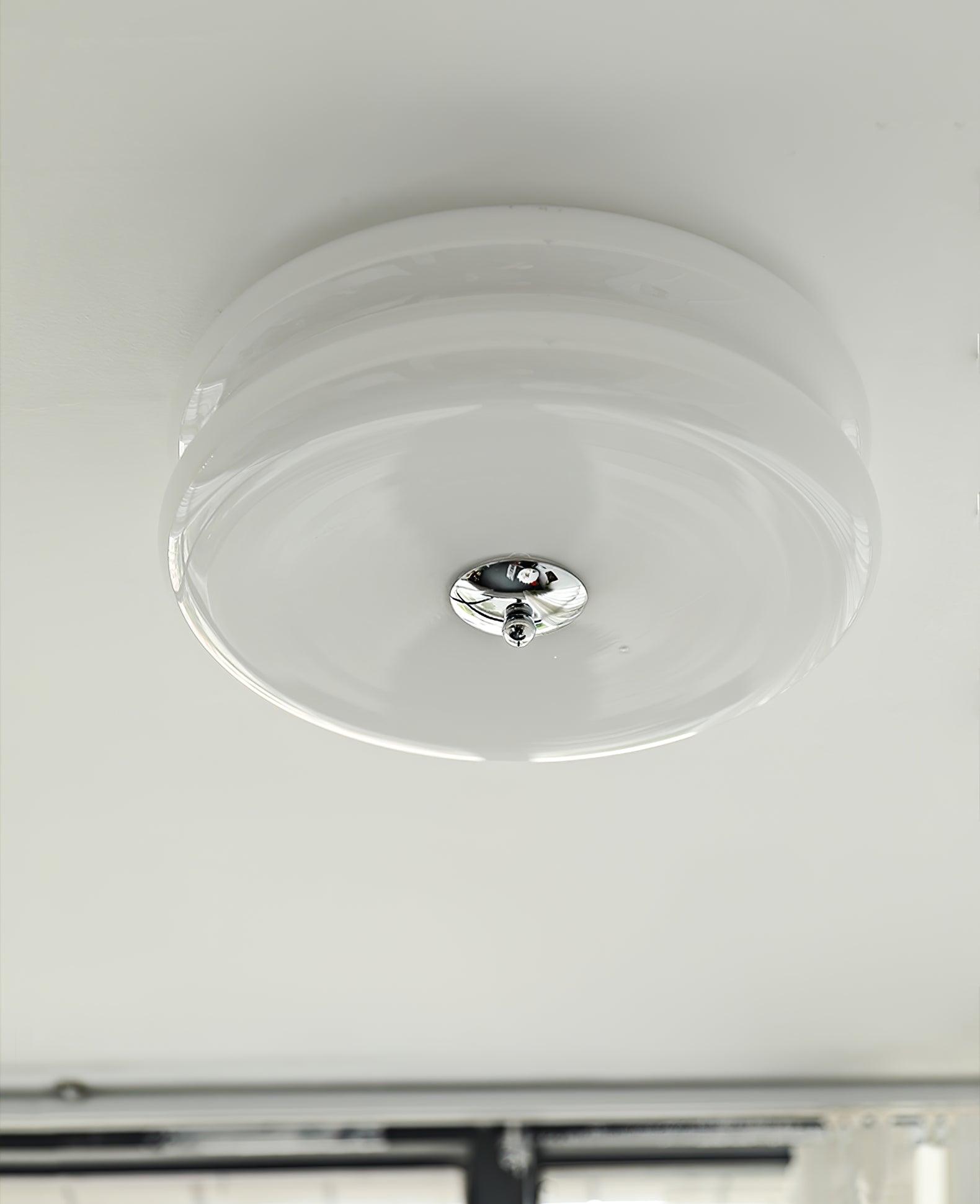 Ceiling Light Glass Metal 32.0 cm Warm LED Living Room Art Deco Flush Mount Hallway Lighting | Thomler