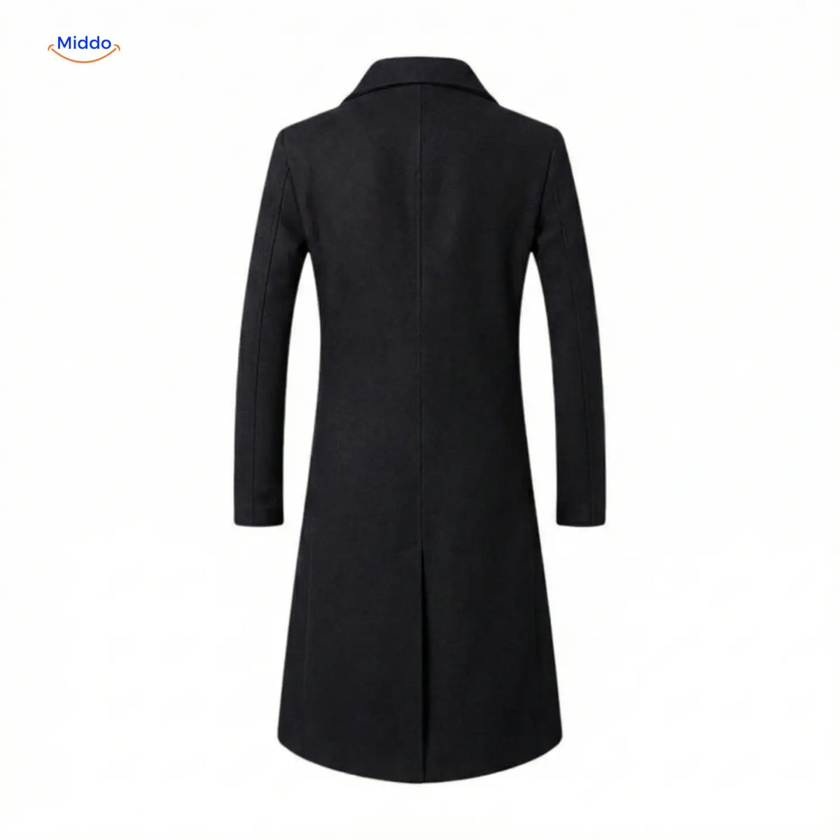 Men's Knee-Length Wool Overcoat – Classic British Heritage Styling for Fall & Winter | Thomler