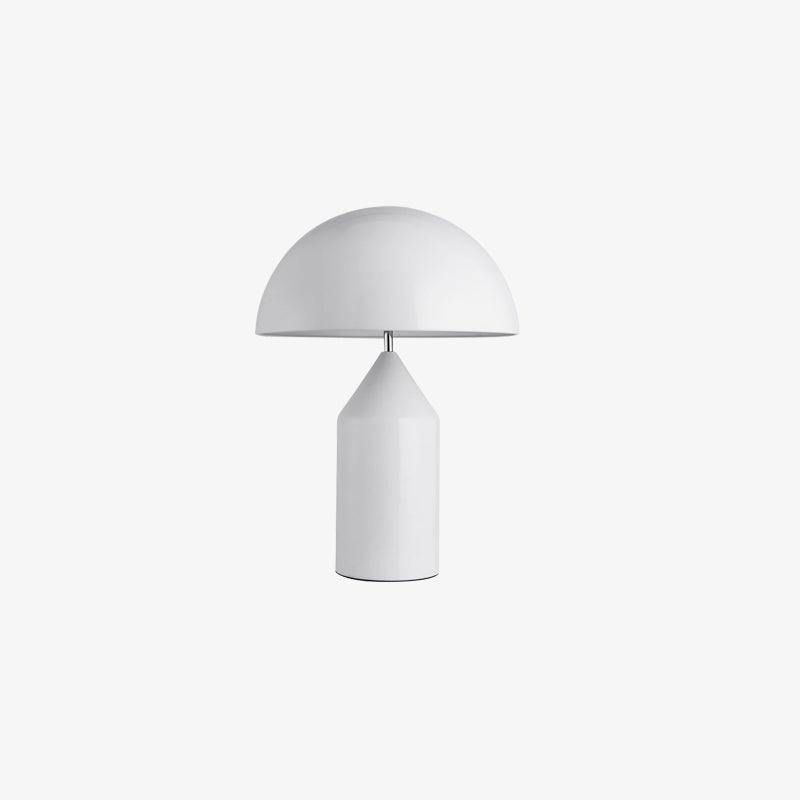 Geometric Table Lamp 13.8 in Metal Modern Bedroom Living Room Ambient Light Sculptural Design | Thomler
