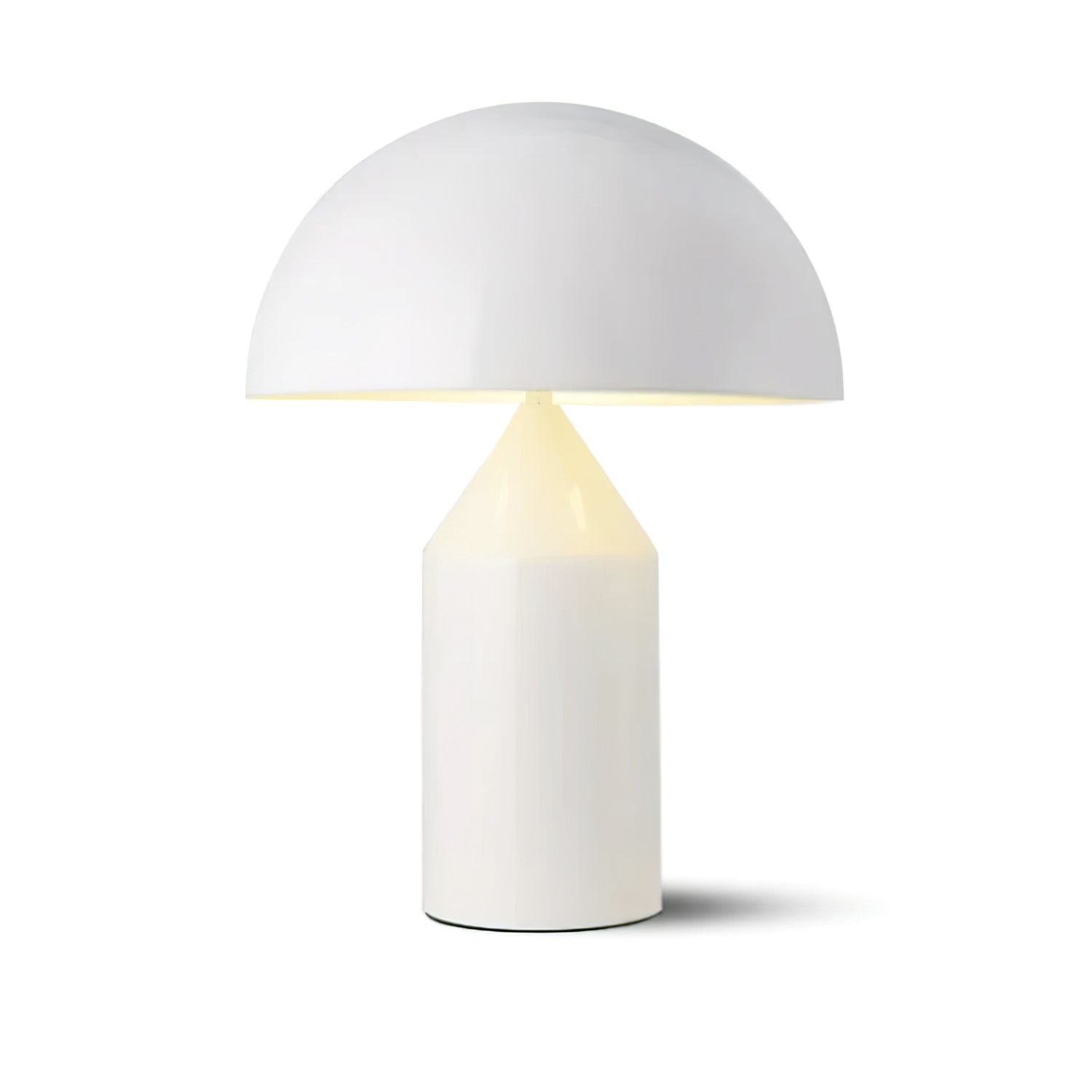 Geometric Table Lamp 13.8 in Metal Modern Bedroom Living Room Ambient Light Sculptural Design | Thomler