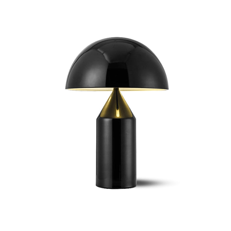 Geometric Table Lamp 13.8 in Metal Modern Bedroom Living Room Ambient Light Sculptural Design | Thomler