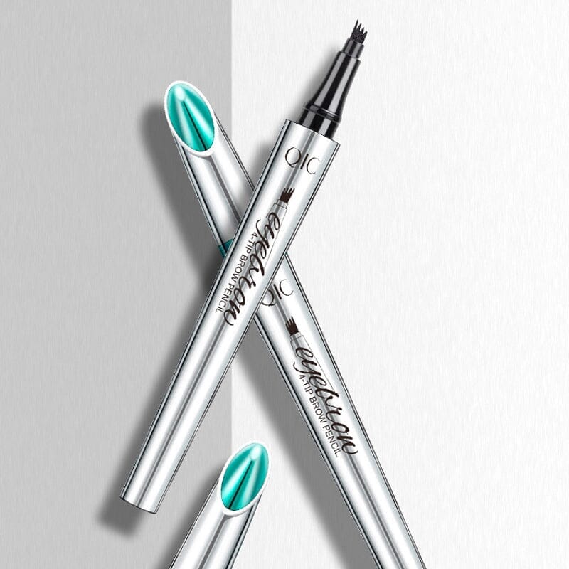 Four-Tip Eyebrow Pen Hair-Like Strokes Smudge-Proof Long-Wear Natural Brow Definer Tool for Sparse Thin Patchy Brows Women Daily Makeup | Thomler