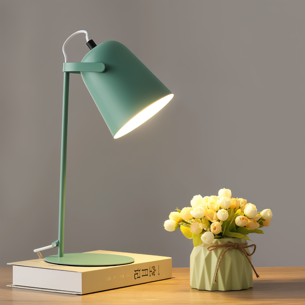Adjustable Swivel Desk Lamp with Rotating Head – Eye-Friendly LED Task Light for Home Office, Study, Reading & Bedside | Thomler