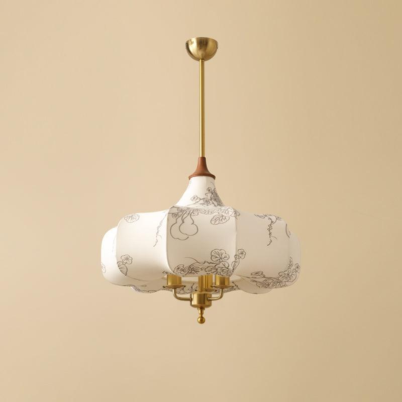Layered Wood Hanging Light Fixture Adjustable Height Ceiling Lamp 20-24 Inches Multi-Material Dining Room Living Room Bedroom | Thomler