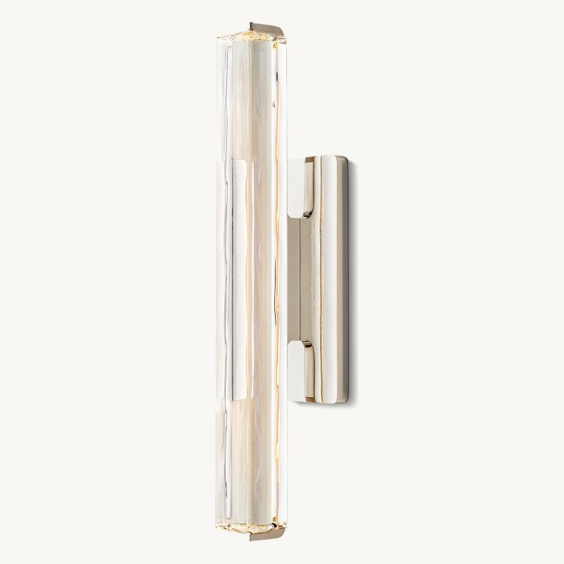Crystal Wall Sconce Light Fixture with Brass Finish for Living Room Entryway Bedroom Hallway Dining Room Modern LED Lighting | Thomler