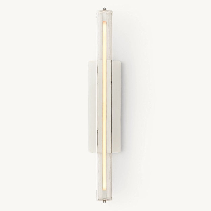 Crystal Wall Sconce Light Fixture with Brass Finish for Living Room Entryway Bedroom Hallway Dining Room Modern LED Lighting | Thomler