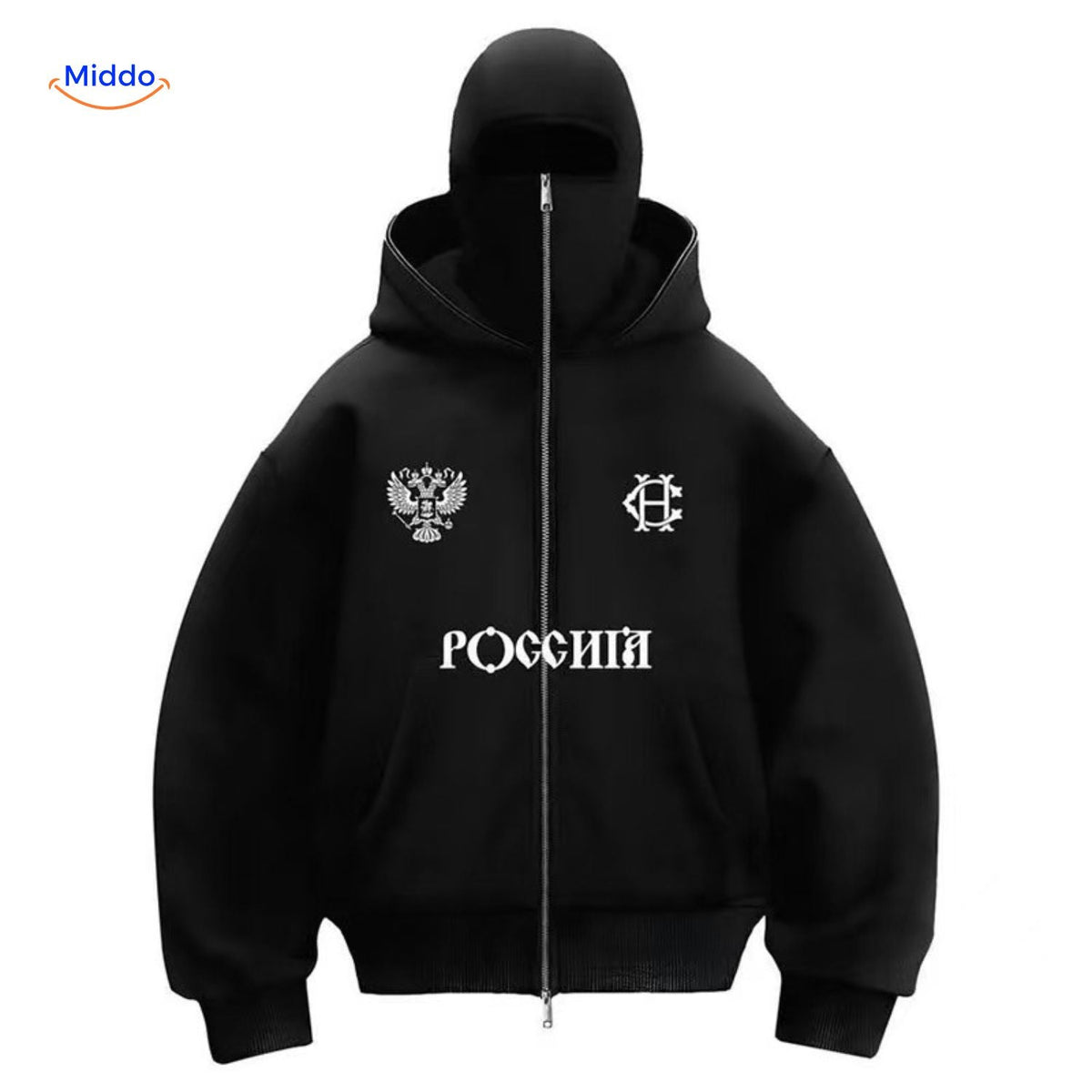 Cotton Double-Hood Pullover Sweatshirt – Unisex Fall & Winter Layering Essential for Men & Women | Thomler