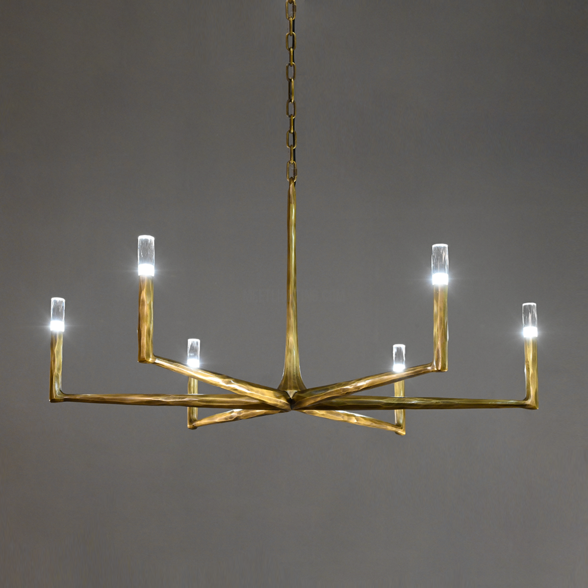 Handcrafted Metal Circle Chandelier Statement Lighting for Dining Room & Foyer 36-72 Inch | Thomler