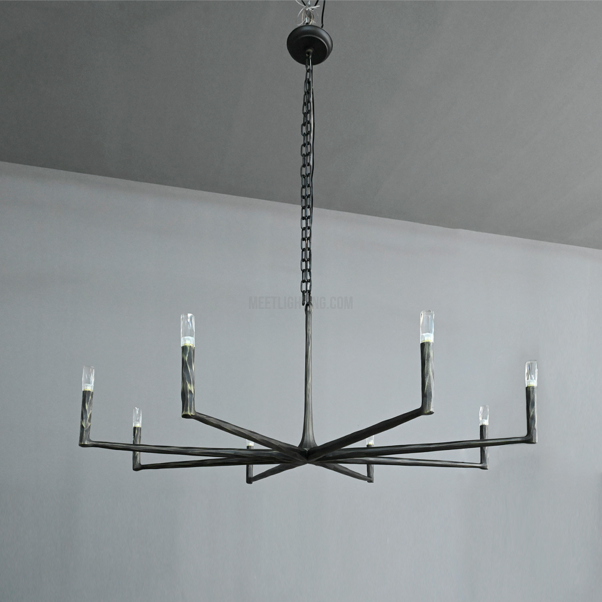 Handcrafted Metal Circle Chandelier Statement Lighting for Dining Room & Foyer 36-72 Inch | Thomler