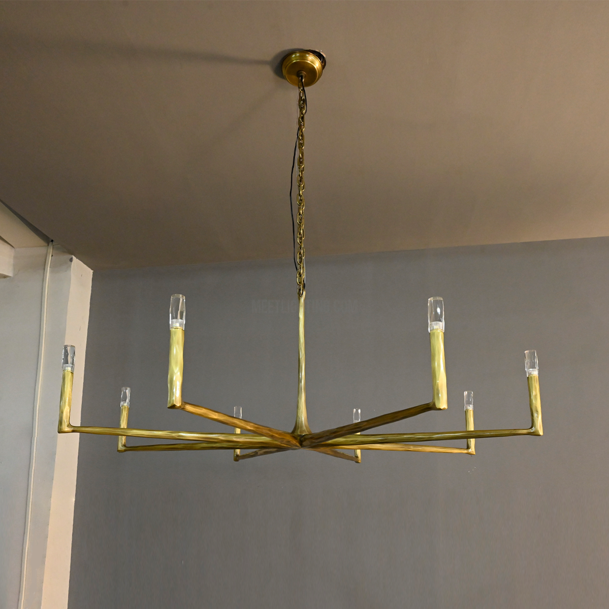 Handcrafted Metal Circle Chandelier Statement Lighting for Dining Room & Foyer 36-72 Inch | Thomler
