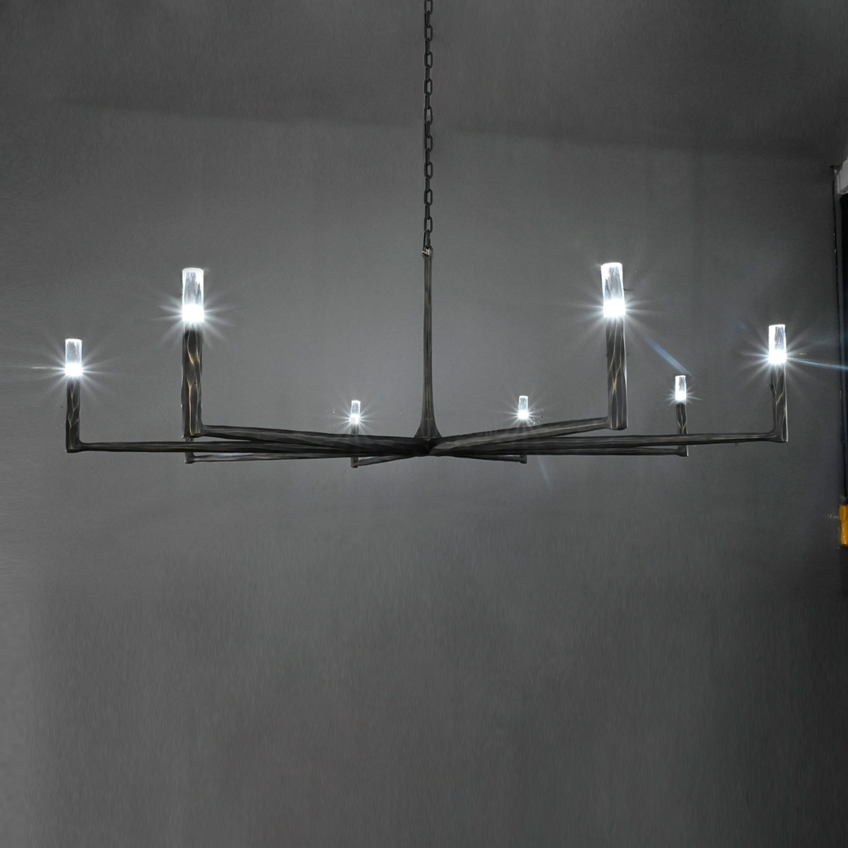 Handcrafted Metal Circle Chandelier Statement Lighting for Dining Room & Foyer 36-72 Inch | Thomler
