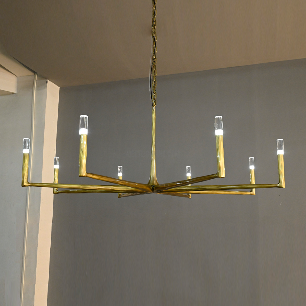 Handcrafted Metal Circle Chandelier Statement Lighting for Dining Room & Foyer 36-72 Inch | Thomler
