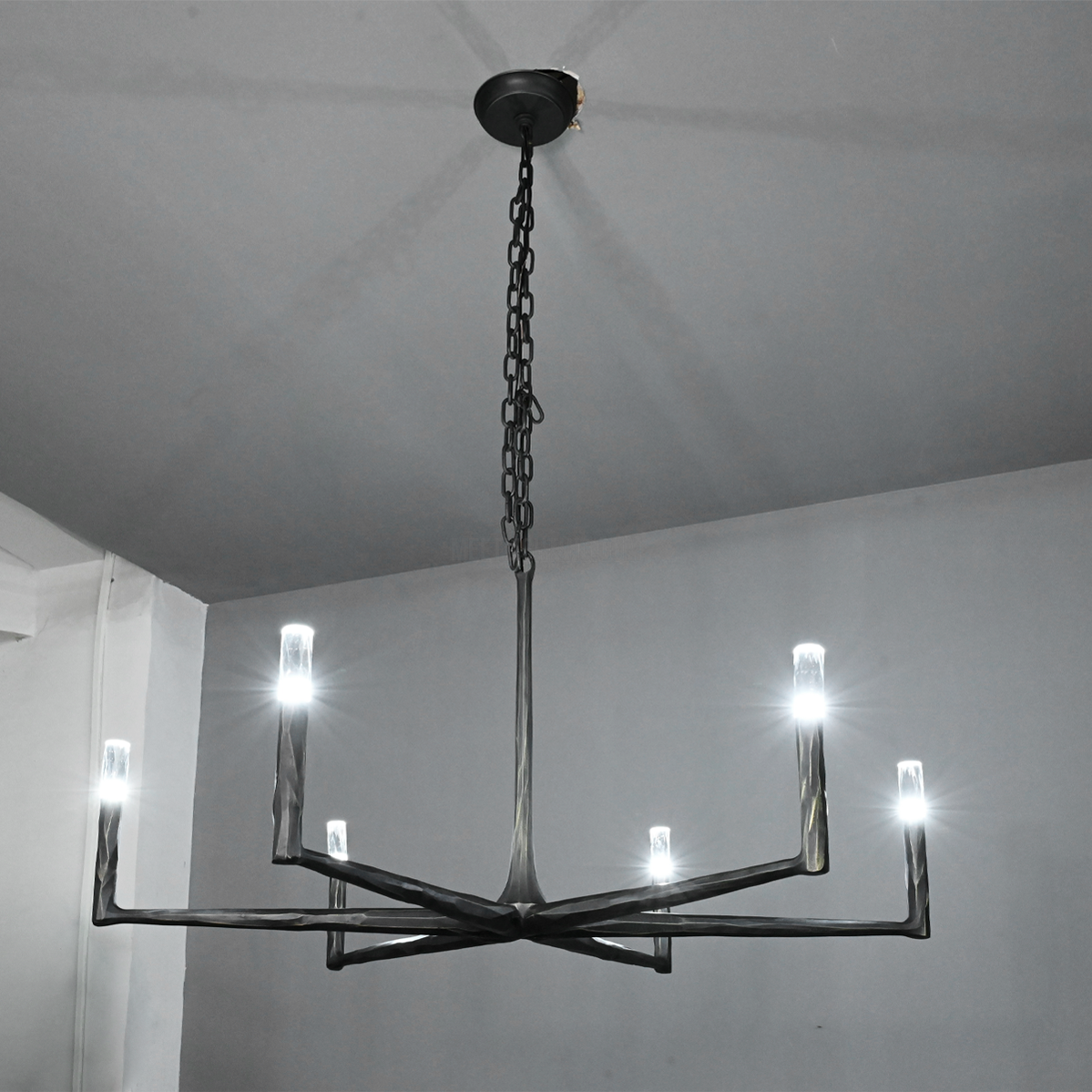 Handcrafted Metal Circle Chandelier Statement Lighting for Dining Room & Foyer 36-72 Inch | Thomler
