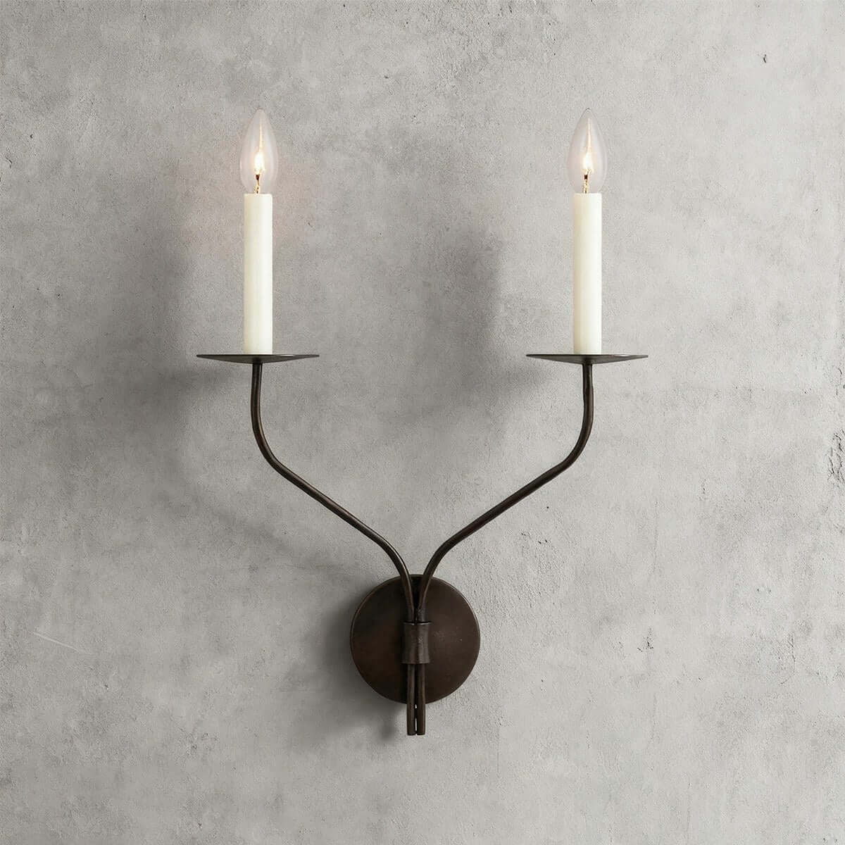 Wall Lamp Brass E14 40W 28.7 in Living Room Hallway Bedside Light Artistic Minimalist Accent | Thomler