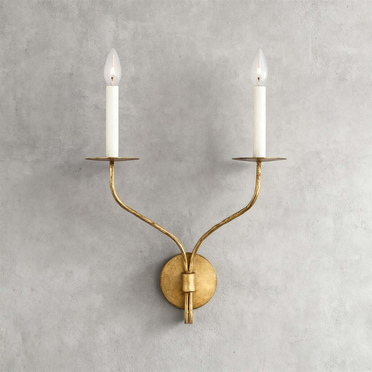 Wall Lamp Brass E14 40W 28.7 in Living Room Hallway Bedside Light Artistic Minimalist Accent | Thomler