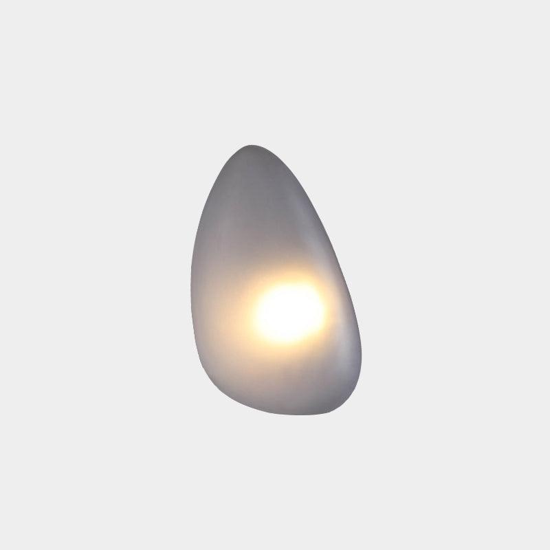 Pebble Glass Wall Lamp 8.6 in LED Indoor Wall Ceiling Light Sculptural Modern Fixture Ambient Lighting | Thomler
